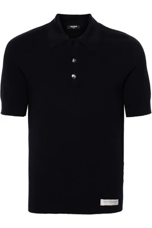 Balmain Poloshirt aus Merinowolle