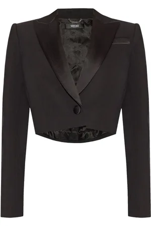 VERSACE Cropped-Blazer mit Logo