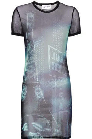 Jean Paul Gaultier Minikleid mit Pigalle-Print