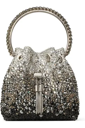 Jimmy Choo Bon Bon Schultertasche mit Kristallverzierung