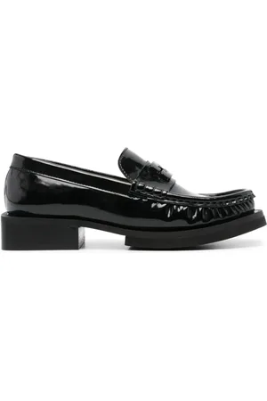 Ganni Loafer mit Logo-Schild