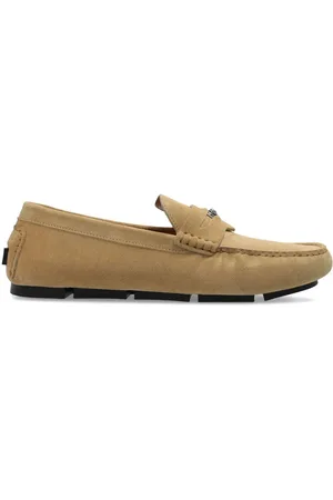 VERSACE Loafer aus Wildleder mit Medusa