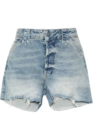 AllSaints Halbhohe Idaho Jeans-Shorts