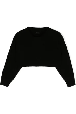 MONNALISA Gerippter Cropped-Pullover