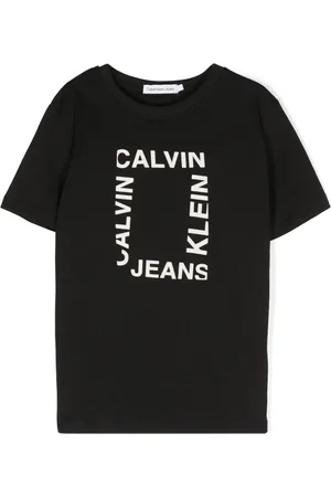 Calvin Klein T-Shirt mit beflocktem Logo