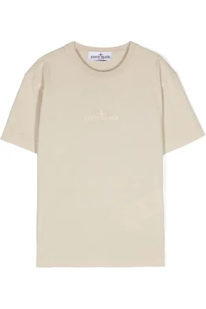 Stone Island T-Shirt mit Logo-Stickerei