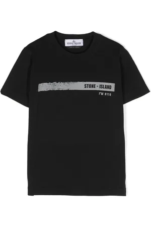 Stone Island T-Shirt mit Logo-Print