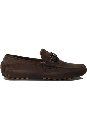Salvatore Ferragamo Gancini Loafer aus Wildleder