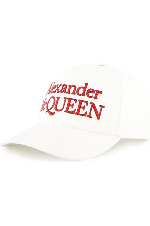 Alexander McQueen Baseballkappe mit Logo-Print