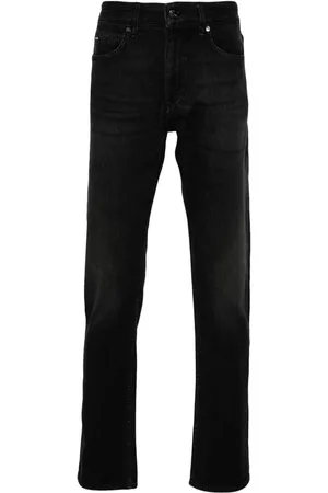 HUGO BOSS Halbhohe Slim-Fit-Jeans