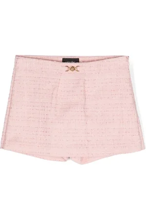 VERSACE Tweed-Shorts mit Medusa-Kopf