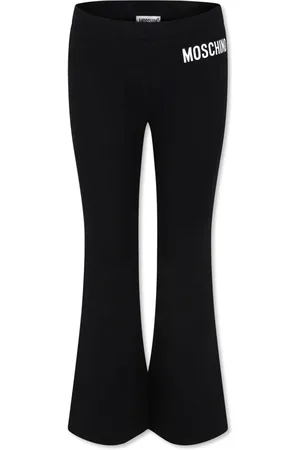 Moschino Ausgestellte Hose mit Logo-Print