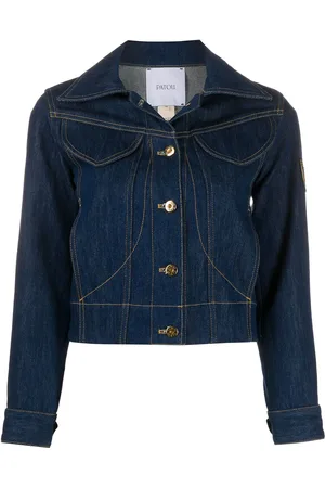 Patou Jeansjacke mit Logo-Stickerei