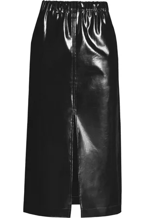 Maison Margiela Midirock aus Lackleder