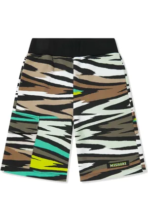 Missoni Shorts aus Bio-Baumwolle mit Zickzack-Print