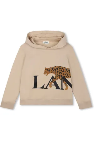 Lanvin Hoodie mit geflocktem Finish
