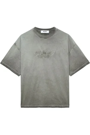 Msgm Ausgeblichenes T-Shirt
