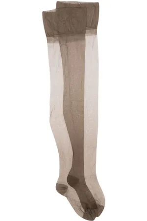 MAISON CLOSE Transparente Strümpfe ohne Nähte