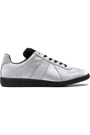 Maison Margiela Replica Silver Glitter Sneakers