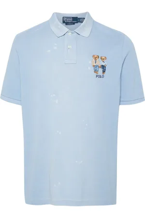Ralph Lauren Poloshirt mit Polo Bear-Stickerei