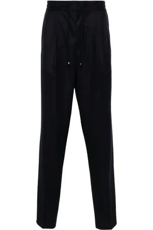 Brunello Cucinelli Halbhohe Tapered-Hose