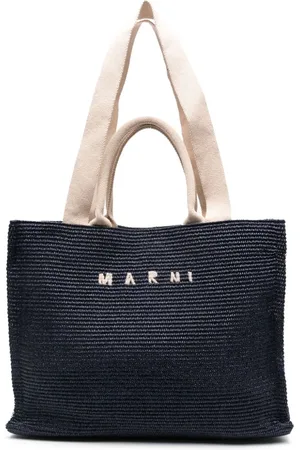 Marni Bast-Shopper mit Logo-Stickerei