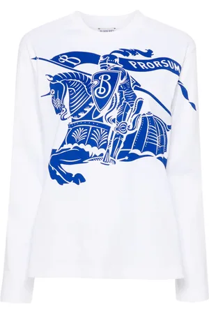 Burberry T-Shirt mit Ritteremblem