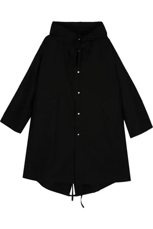 Jil Sander Kapuzenmantel mit Logo-Print
