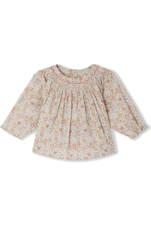 BONPOINT Popeline-Bluse mit Blumen-Print
