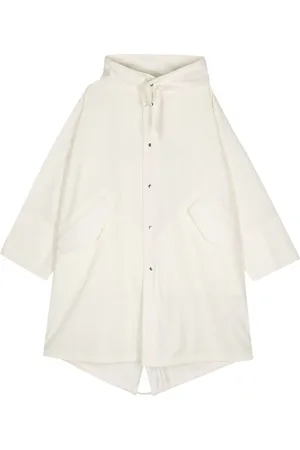 Jil Sander Kapuzenmantel mit Logo-Print