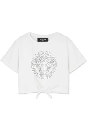 VERSACE Medusa T-Shirt mit Kristallen