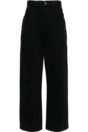 Khaite Weite Hewitt High-Rise-Jeans