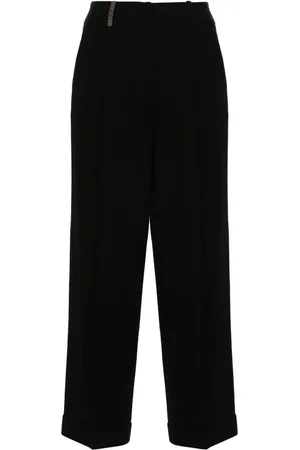 PESERICO SIGN Plisseehose mit geradem Schnitt