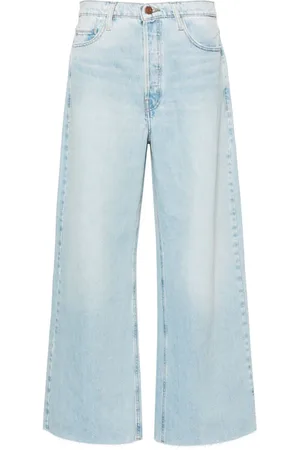 Frame Tief sitzende Le Low Babby Wide-Leg-Jeans
