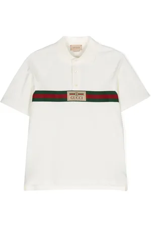 Gucci Poloshirt mit Webstreifen