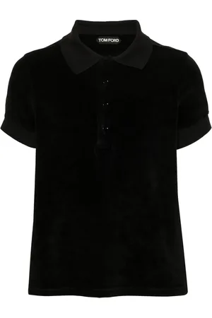 Tom Ford Poloshirt aus Velours