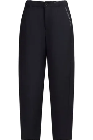 Marni Tapered-Hose mit Logo-Stickerei