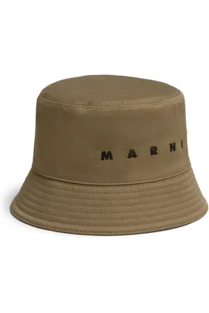 Marni Fischerhut mit Logo-Stickerei