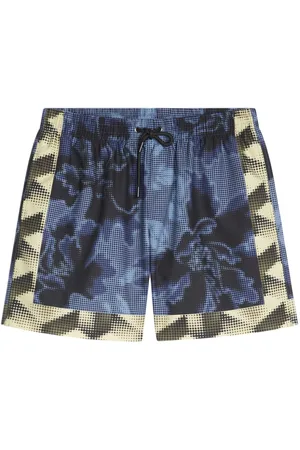 DRIES VAN NOTEN Badeshorts mit Blumen-Print