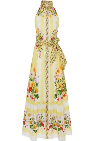 Borgo De Nor Biba Maxi-Hemdkleid mit Blumen-Print