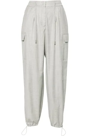 PESERICO SIGN Tapered-Cargohose mit Falten