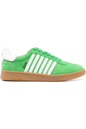Dsquared2 Gestreifte Sneakers aus Wildleder