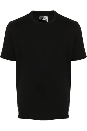 FEDELI T-Shirt mit kurzen Ärmeln