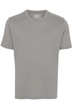 FEDELI T-Shirt mit kurzen Ärmeln