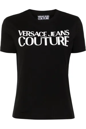 VERSACE T-Shirt mit gummiertem Logo