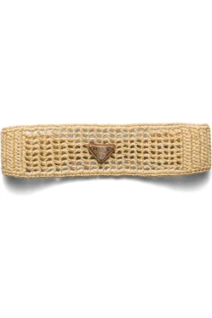 Prada Stirnband aus Korbgeflecht