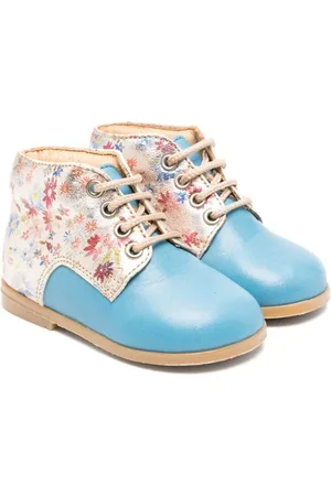 PèPè Schnürstiefel mit Blumeneinsatz