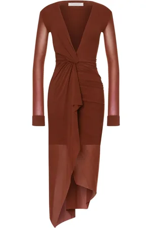 Serafini Kleid mit V-Ausschnitt
