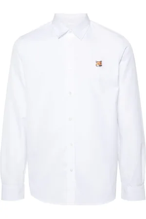 Maison Kitsuné Hemd mit Fuchs-Motiv