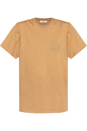 Max Mara T-Shirt mit Monogramm-Stickerei